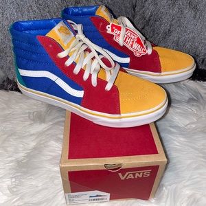 Vans Sk8-Hi Primary Block 6Y/7.5 Women